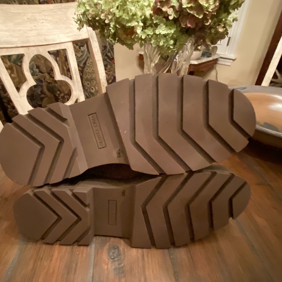 Vince Camuto Green Suede Leather Boots Size 7.5 Zipper Closure NWT - Picture 7 of 8